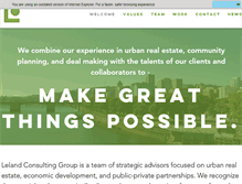 Tablet Screenshot of lelandconsulting.com